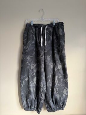 next Black Charcoal Camo Drawstring Joggers
